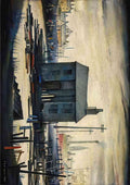 lowry derelict building A4 Photo Print