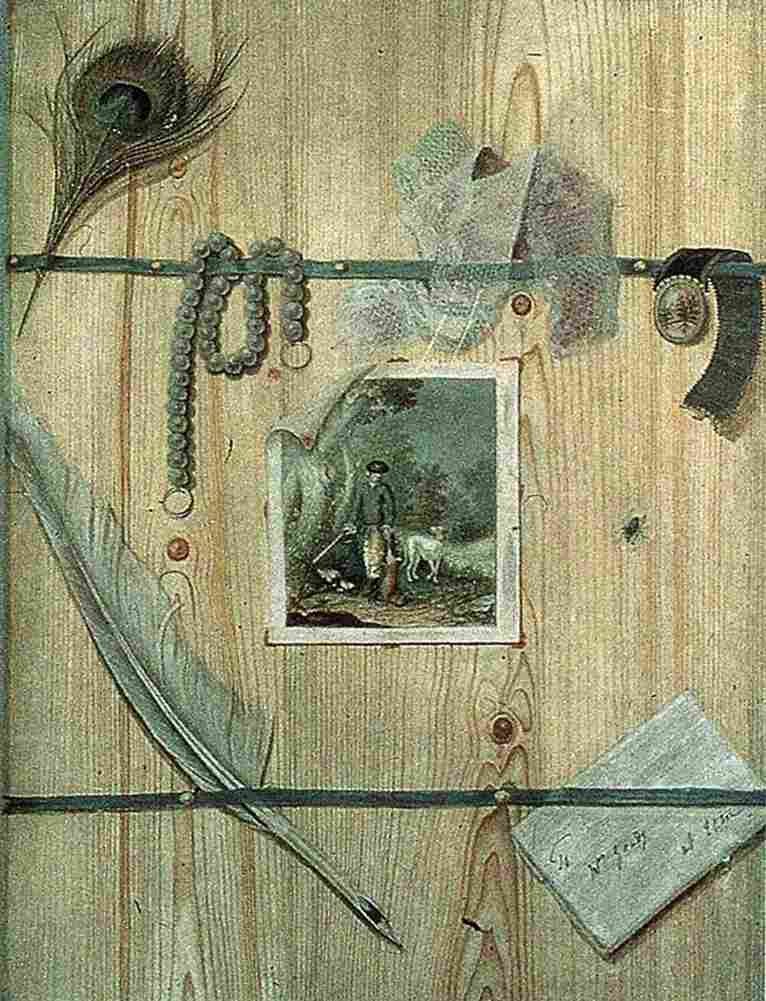 lowry str Trompe L oeil Attributed to Art A4 Photo Print