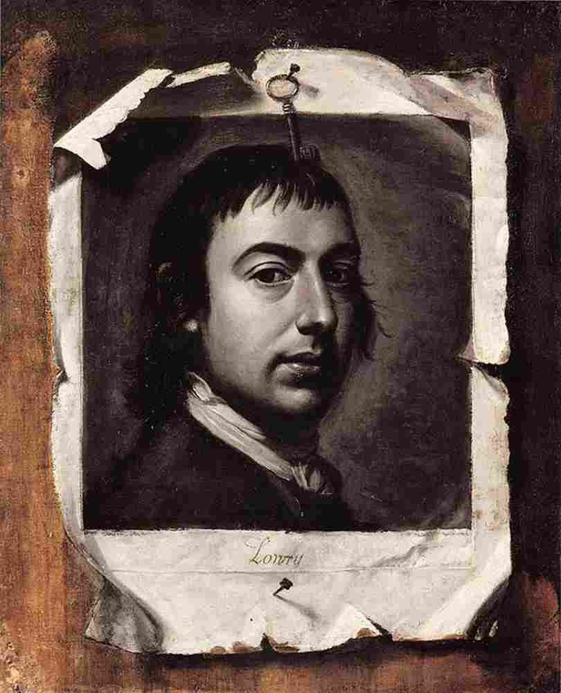 lowry str Trompe L oeil Self portrait Art A4 Photo Print