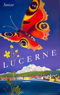 lucerne Advert A4 Photo Print
