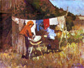 luch The Laundress Art A4 Photo Print