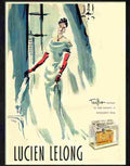 lucien lelong perfume Advert A4 Photo Print