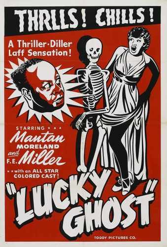 lucky ghost  01 film star poster A4 Photo Print
