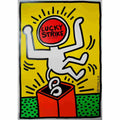 lucky strike keith haring 1987 3 posters 2 Advert A4 Photo Print