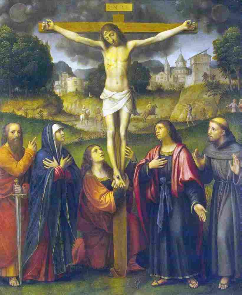 luini crucifixion Art A4 Photo Print