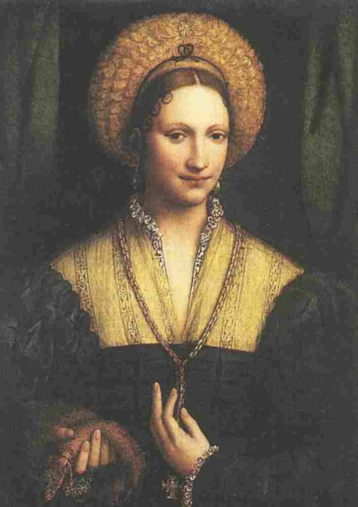 luini portrait of a lady Art A4 Photo Print