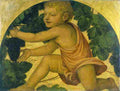 luini putto picking grapes Art A4 Photo Print