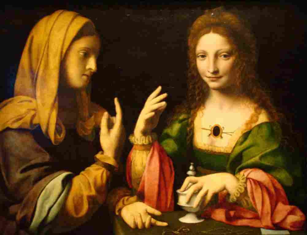 luini the conversion of the magdalen Art A4 Photo Print