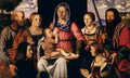 luini virgin and child with saints and donors Art A4 Photo Print