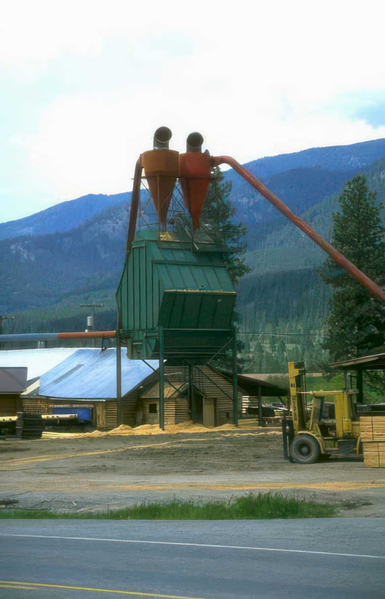 lumber mill cyclone Vintage A4 Photo Print
