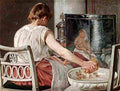 lund Morning Toilette Art A4 Photo Print