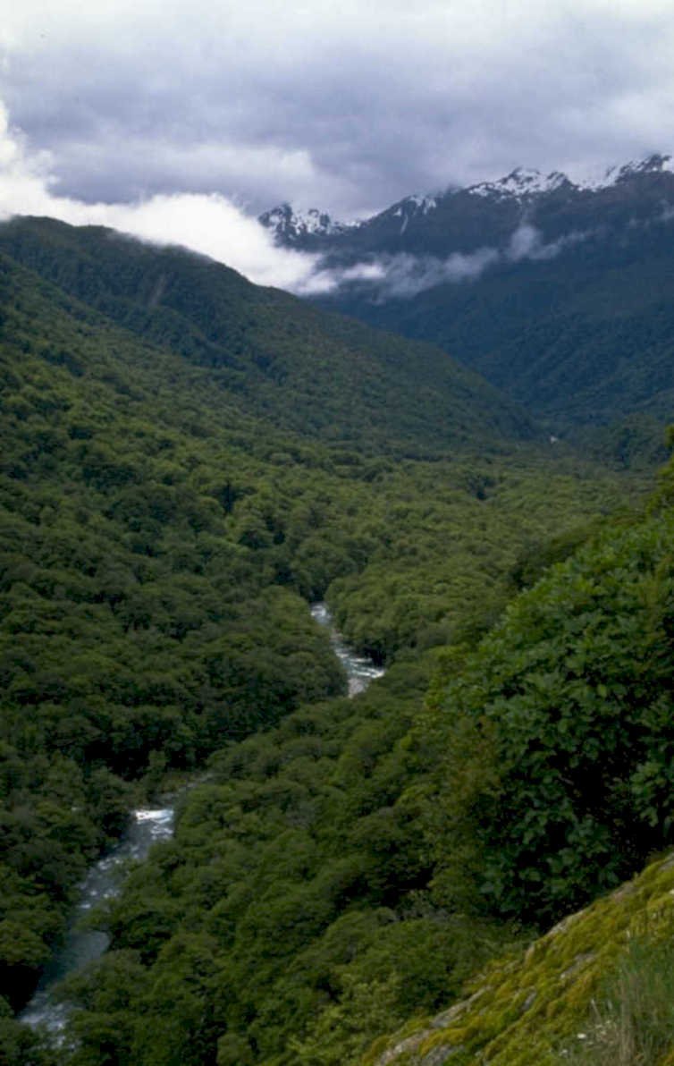 lush valley mountains 1980s 1990s A4 Photo Print