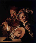 lutenist Art A4 Photo Print
