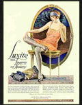 luxite lingerie ernest brierly 1928 2 Advert A4 Photo Print