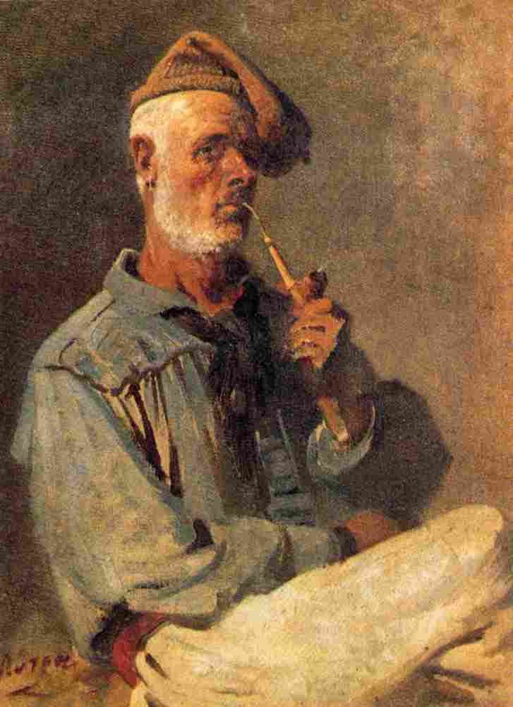 lytras nikiforos sailor smoking Art A4 Photo Print