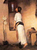 lytras nikiforos the waiting Art A4 Photo Print