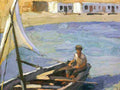 lytras nikolaos boat with sail Art A4 Photo Print