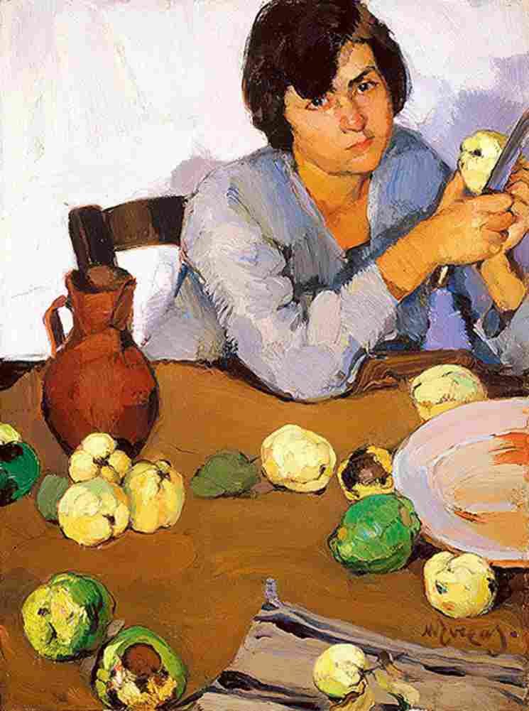 lytras nikolaos peeling quinces Art A4 Photo Print