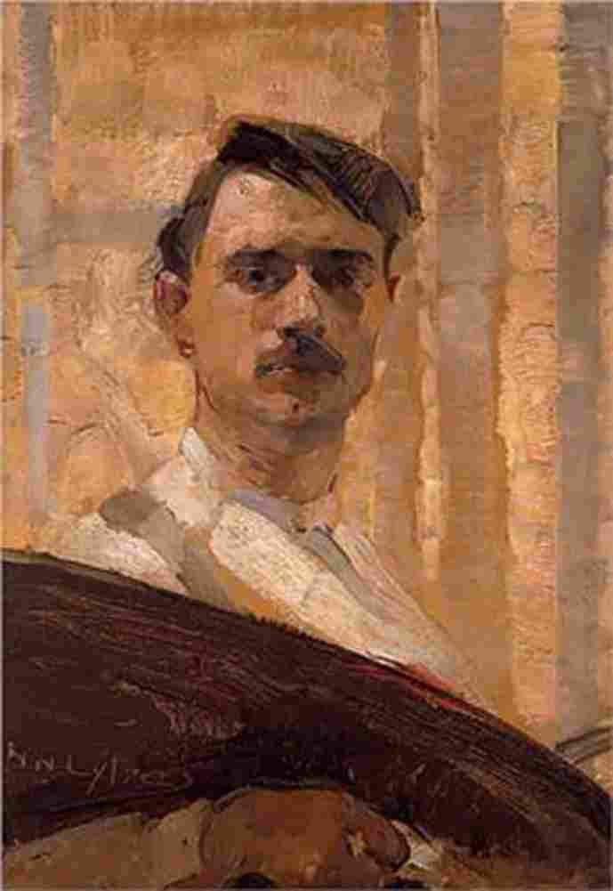 lytras nikolaos self portrait Art A4 Photo Print