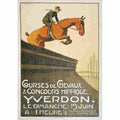 m de rahm courses de chevaux yverdon 1910 2 Advert A4 Photo Print