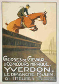 m de rahm courses de chevaux yverdon 1910 4 Advert A4 Photo Print