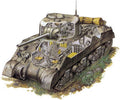 m4sherman cutaway A4 Photo Print