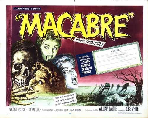 macabre  02 film star poster A4 Photo Print