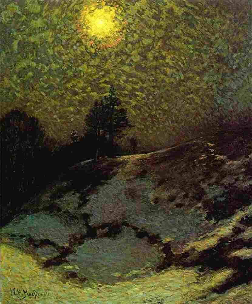 macd Early Evening Winter Art A4 Photo Print