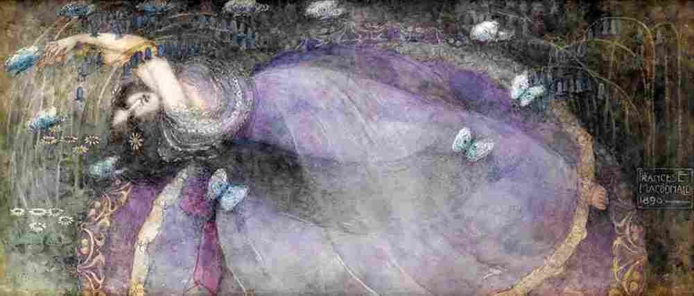 macdonald frances Ophelia Art A4 Photo Print