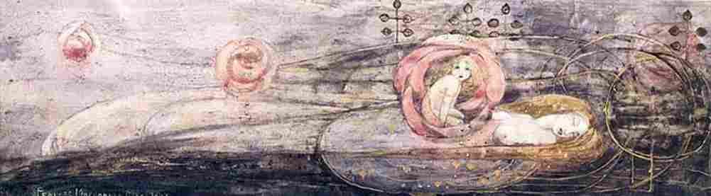 macdonald frances The Sleeping Princess Art A4 Photo Print