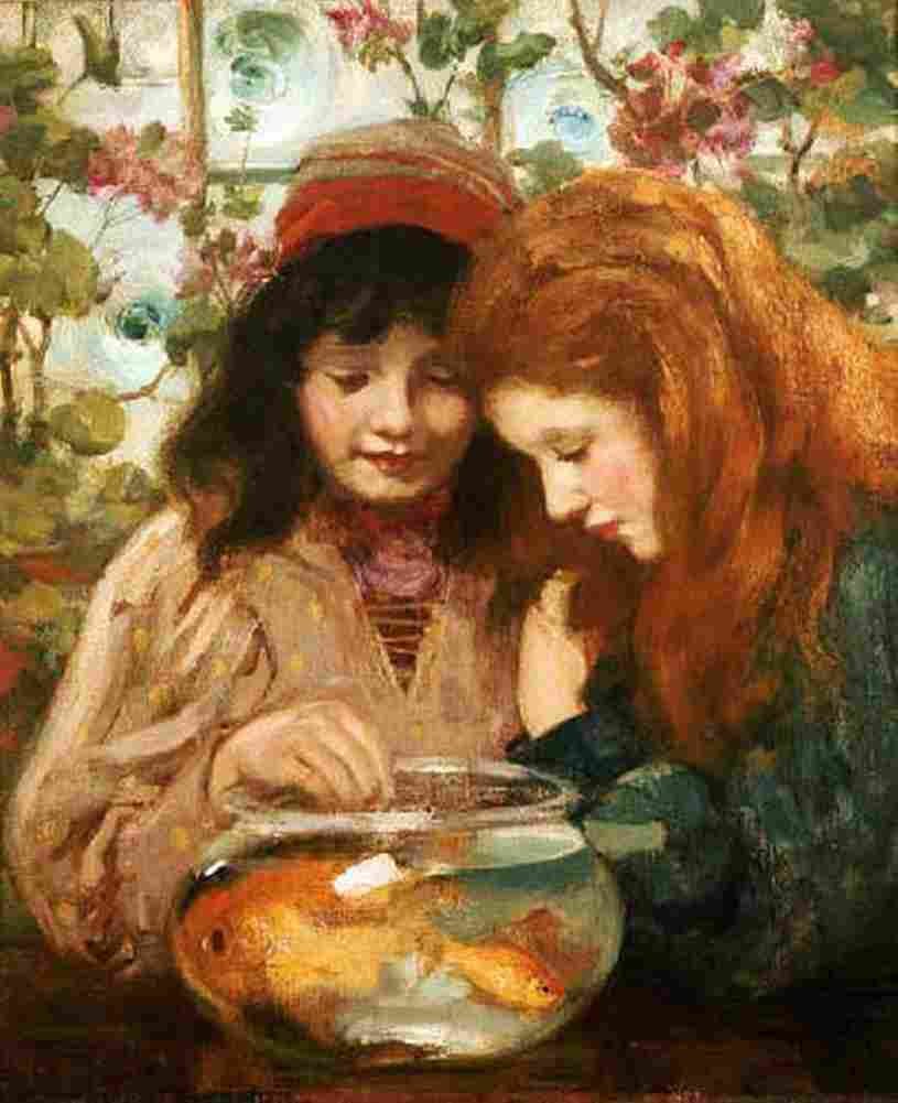 macgeorge william The Goldfish Bowl Art A4 Photo Print