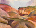 macke Gorge Art A4 Photo Print