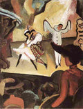 macke Russian Ballet Art A4 Photo Print