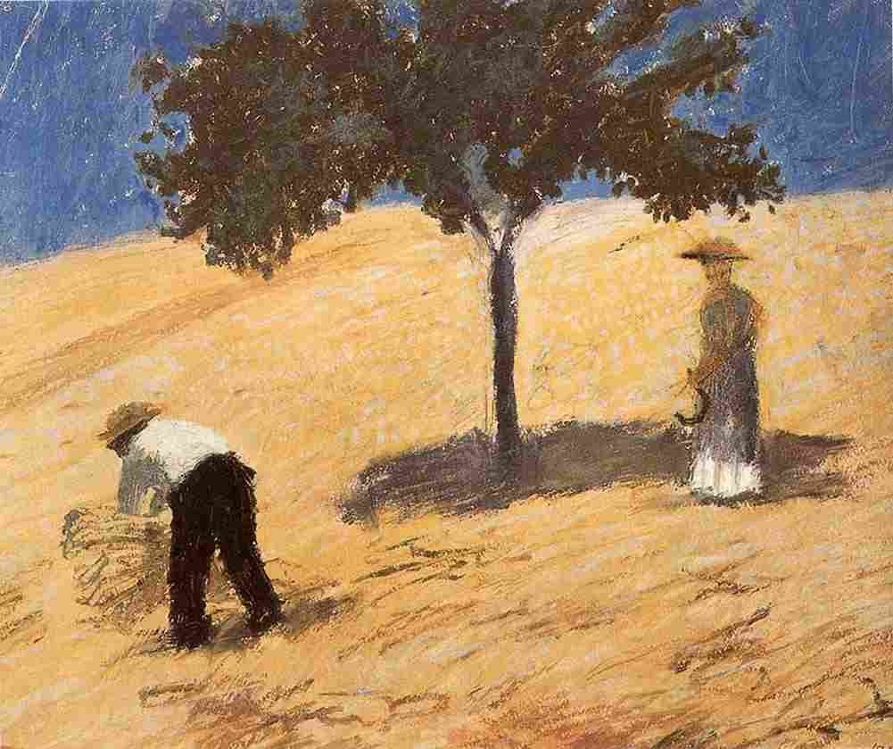 macke Tree in the Corn Field Art A4 Photo Print