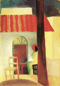 macke Turkish Cafe One Art A4 Photo Print