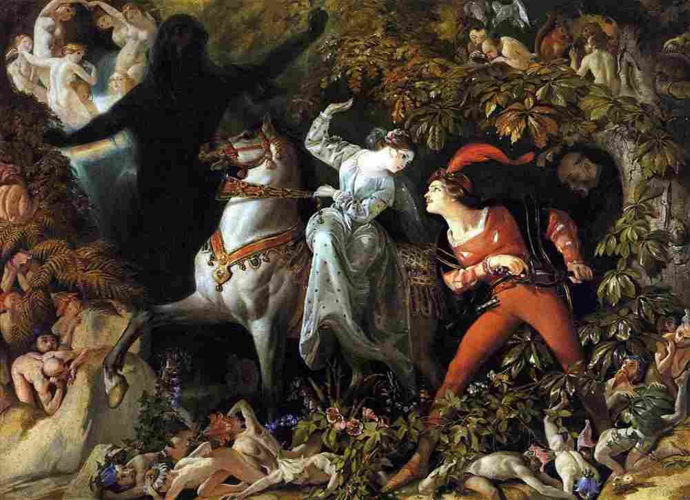 maclise A Scene from Undine Art A4 Photo Print
