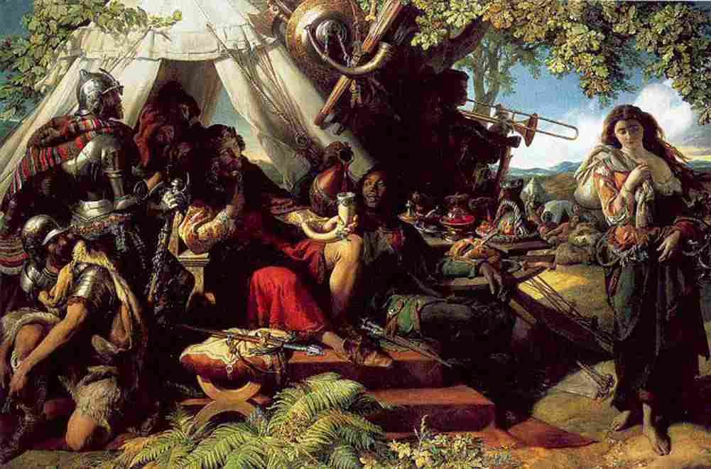 maclise King Cophetua Art A4 Photo Print