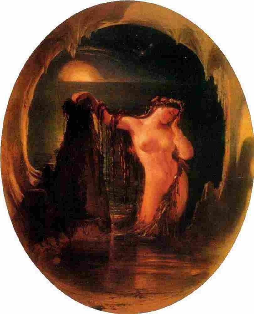 maclise The Origin of the Harp Art A4 Photo Print