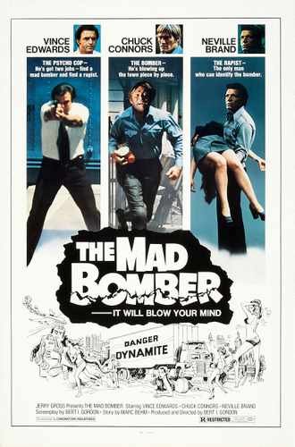 mad bomber  02 film star poster A4 Photo Print