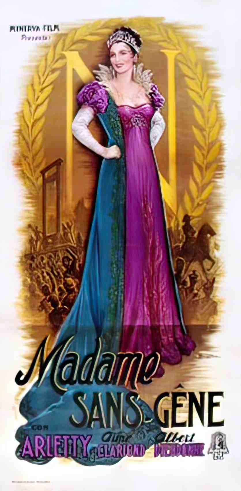 madame sans gene ital 3F Advert A4 Photo Print