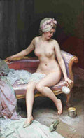 madrazo y garreta raimundo after the bath Art A4 Photo Print