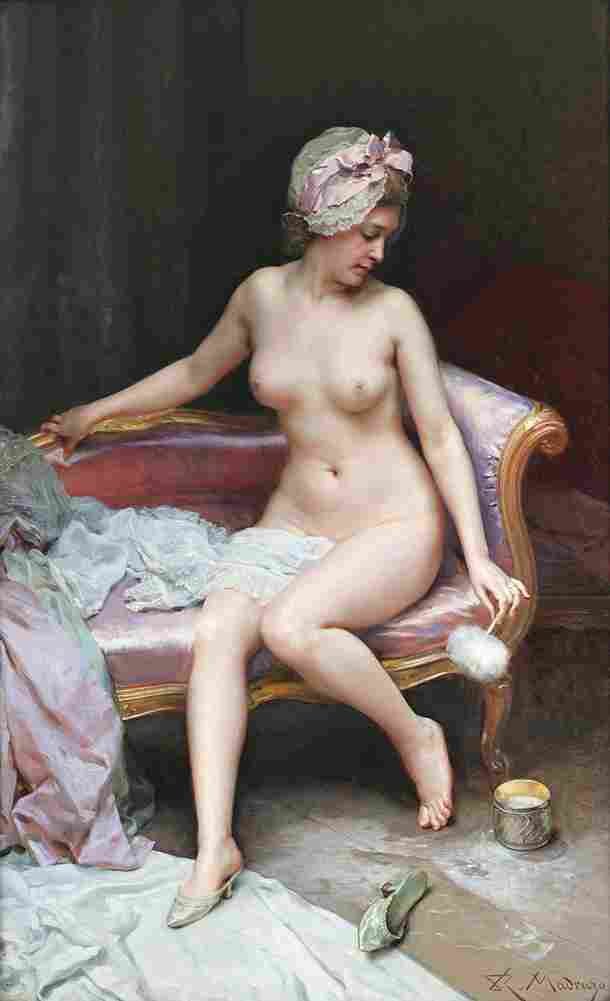 madrazo y garreta raimundo after the bath Art A4 Photo Print