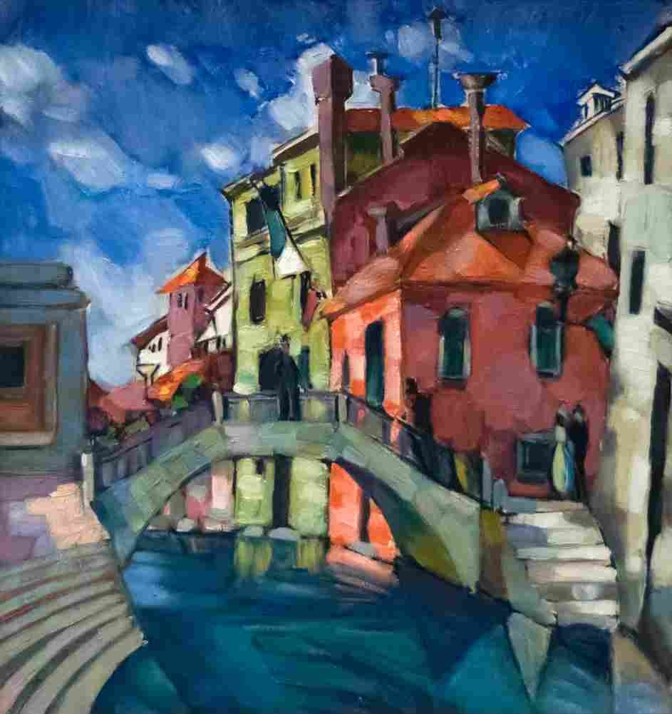 magi konrad venice bridge Art A4 Photo Print