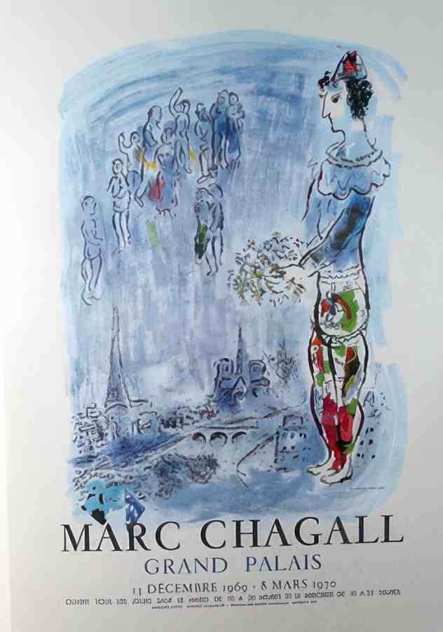 magiciendeparis Chagall Vintage Advert A4 Photo Print