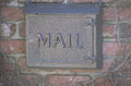 mailbox brick exterior 1980s 1990s A4 Photo Print