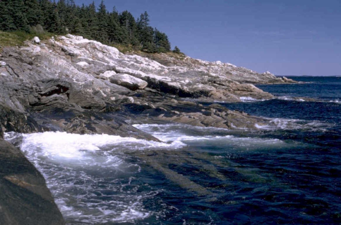maine coast waves 1980s 1990s A4 Photo Print