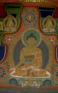 maitreyas thangka buddha 1980s 1990s A4 Photo Print