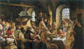 makovsky boyar s wedding feast Art A4 Photo Print