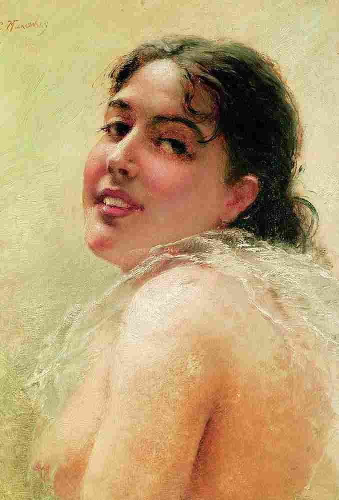 makovsky golovka head portrait Art A4 Photo Print