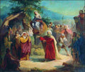 makovsky meeting of isaac and eleazar Art A4 Photo Print